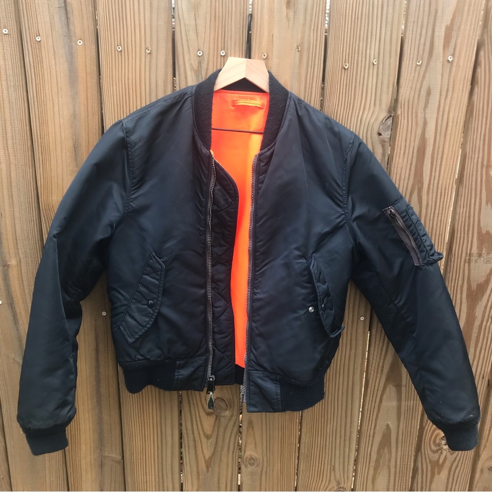 Vintage Flyers Man Intermediate Reversible Bomber Jacket